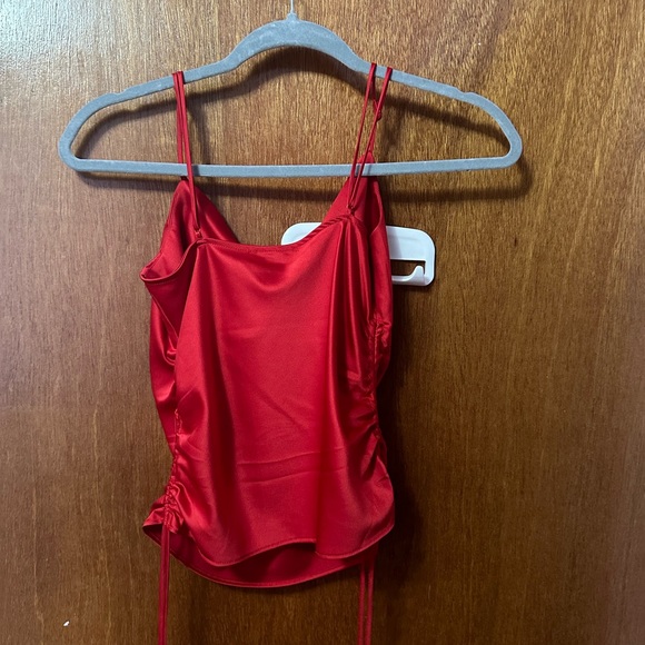 Women’s tops- cowl neck cami with drawstrings - Picture 2 of 3